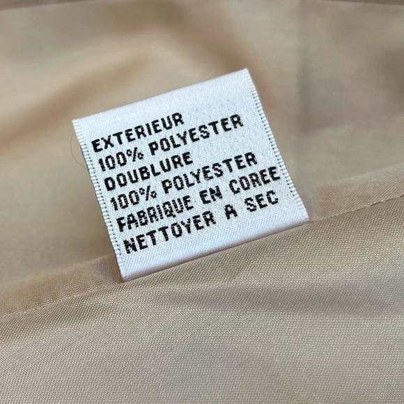 Talbots Suede Feel Lightweight Jacket • Size 4 Petite • Lined Zip Up - Picture 4 of 4